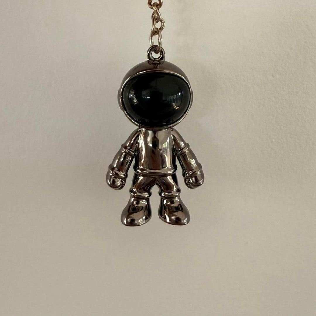 Chrome Astronaut Keychain