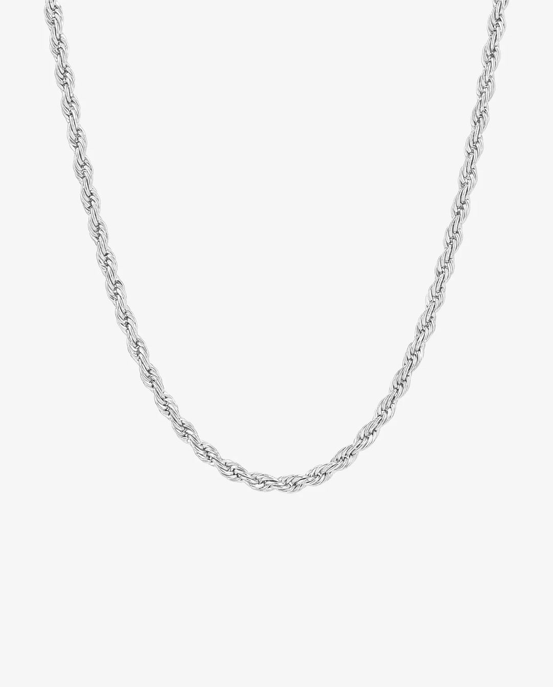 Silver Rope Chain Necklace - Rynor