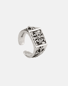 Bague étoile argentée