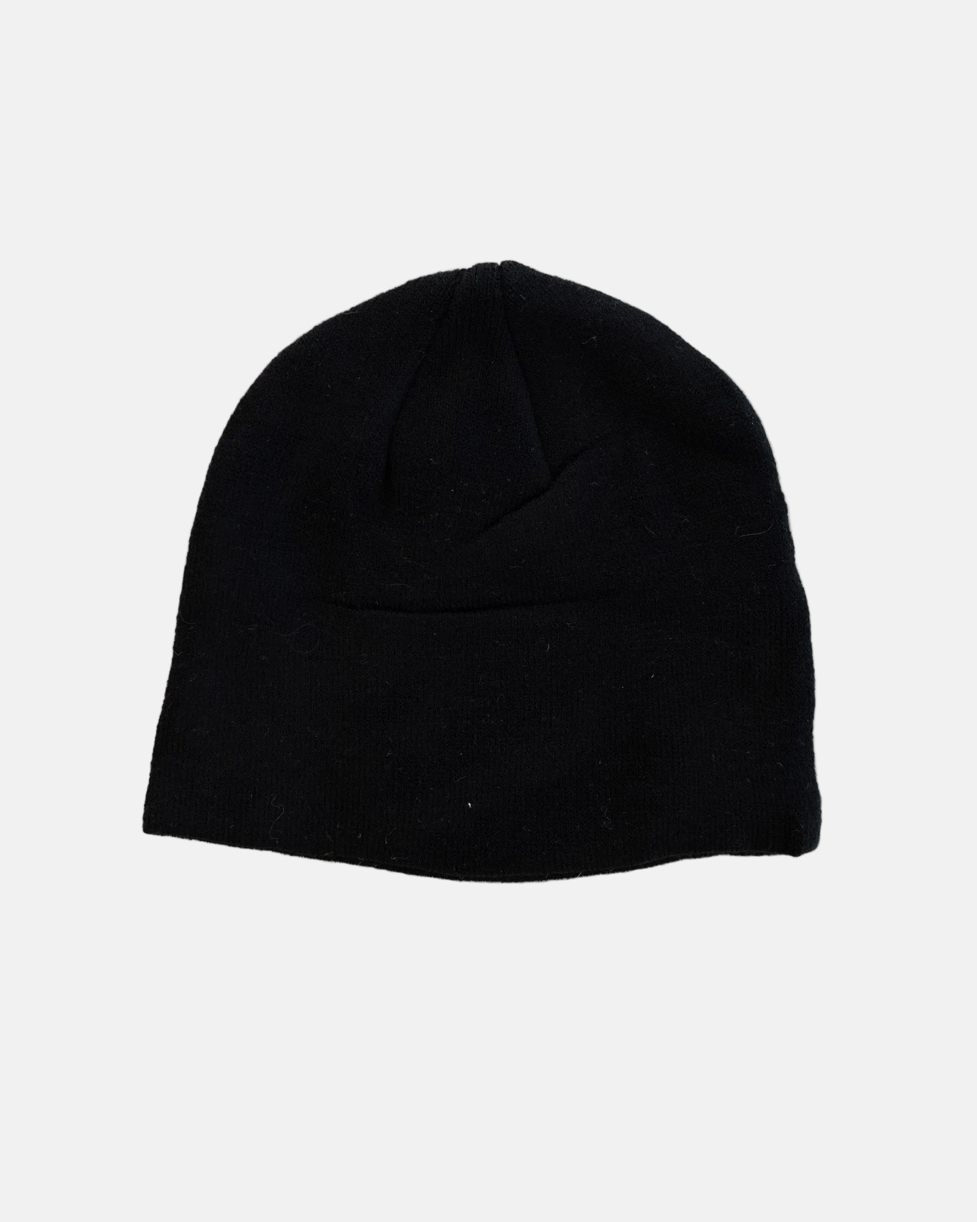 Rynor Lucky Eight Knit Beanie – black and white eight ball graphic knit beanie, additional view