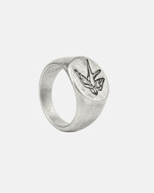 Bague étoile argentée