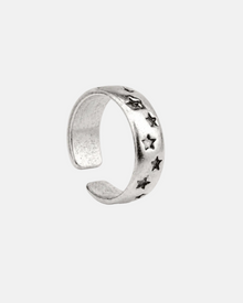 Bague étoile argentée